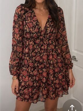 Floral mini dress